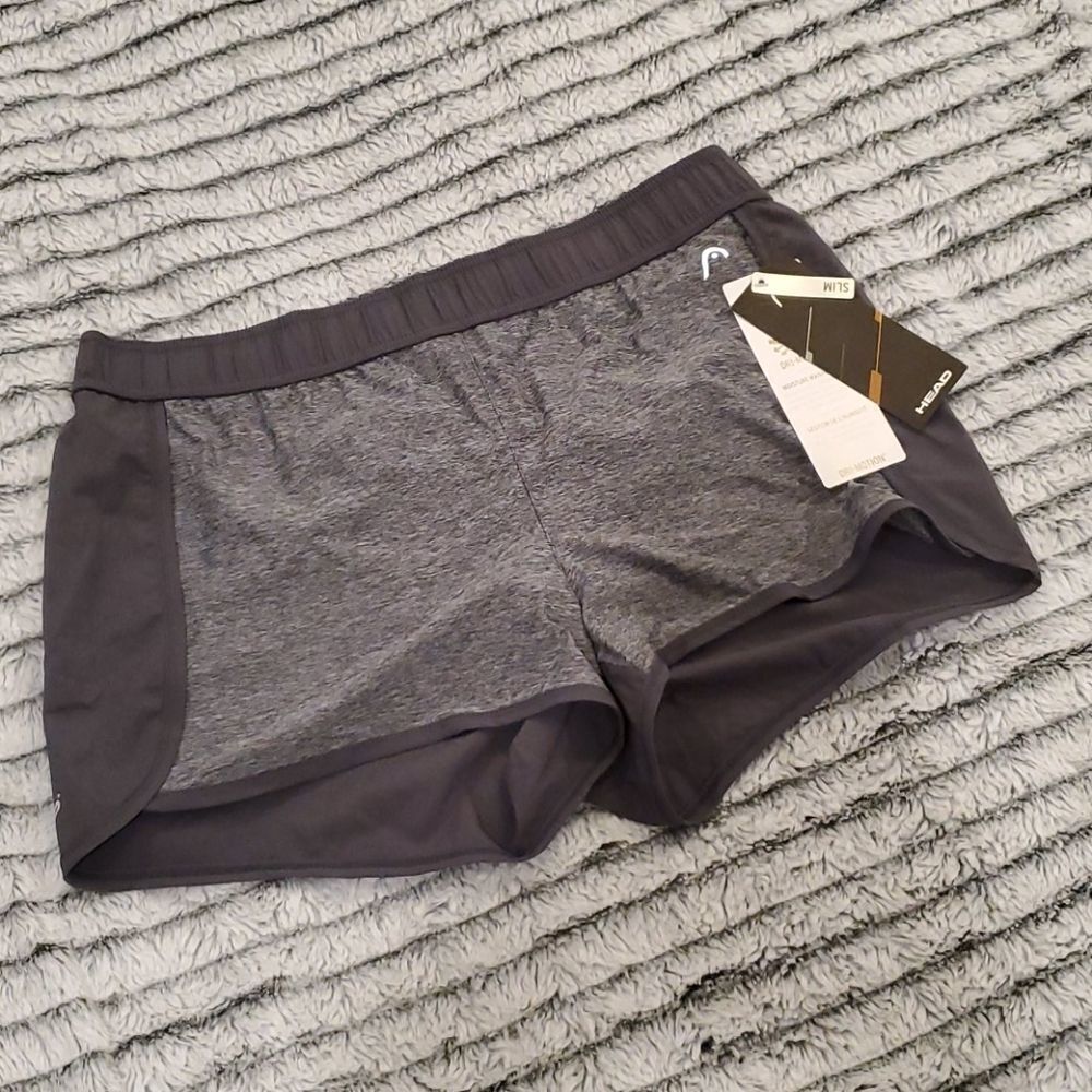 HEAD inside track dri-motion shorts size L, New With Tags!